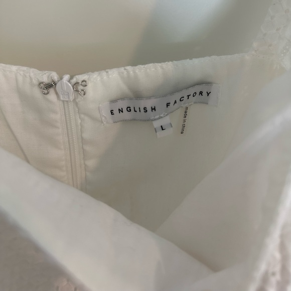 English Factory White Eyelet Dress - Picture 5 of 5